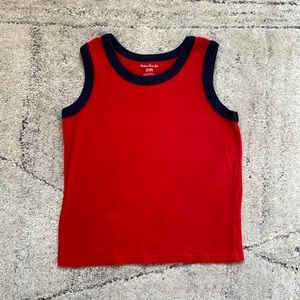 Garanimals red tank with navy trim